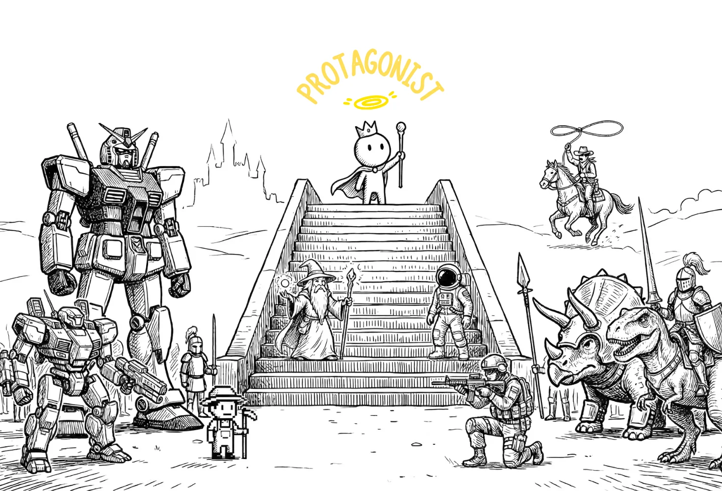 Player is protagonist